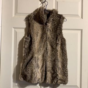 New Bershka faux fur vest